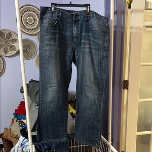 Kenneth Cole Blue Relaxed Fit Jeans